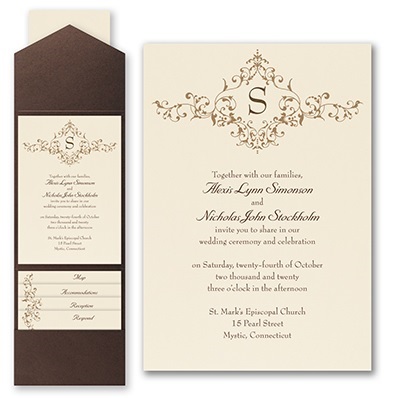 Pocket Wedding Invitations